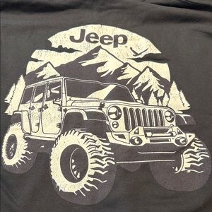 Jeep Branded Black Hoodie in Black LG